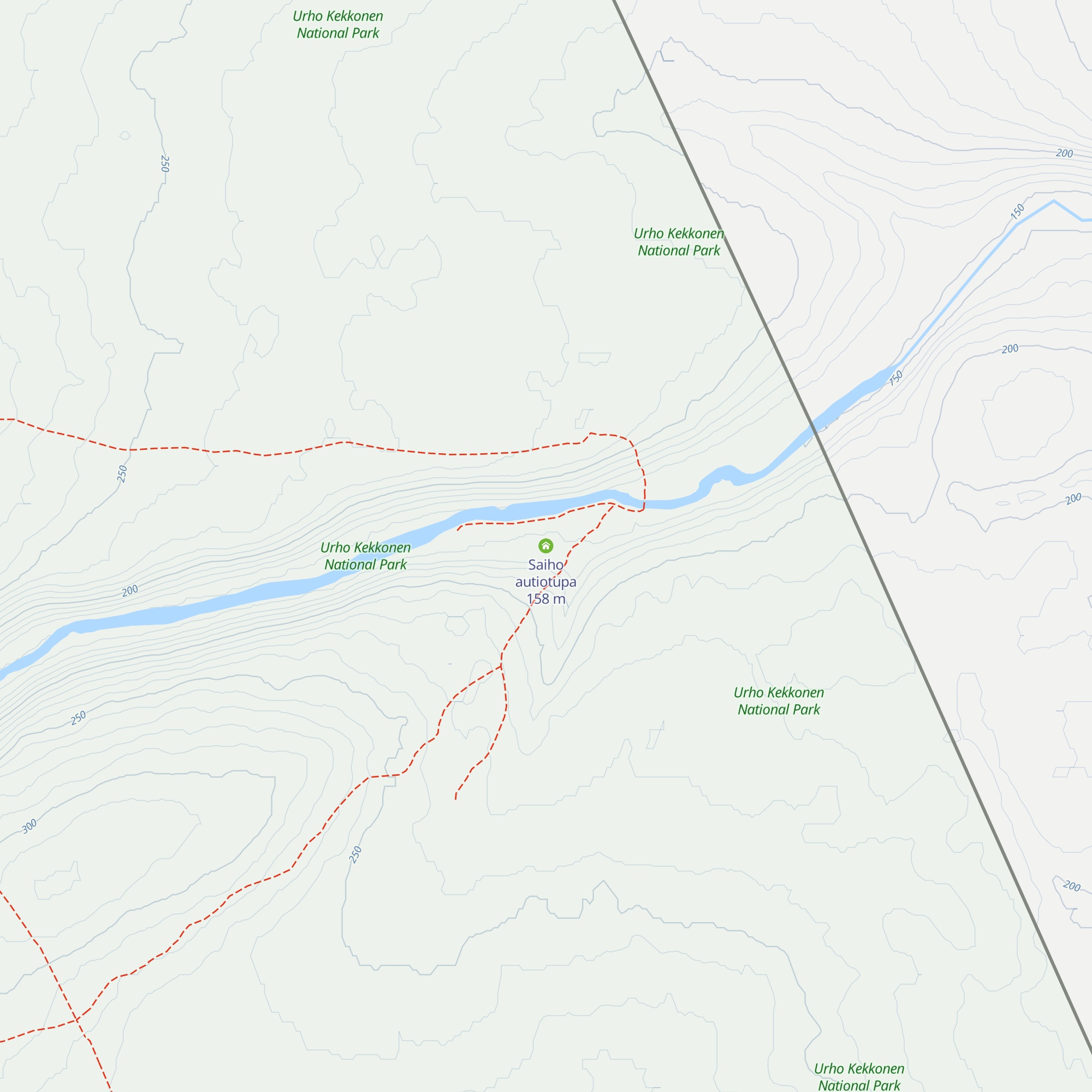 Saiho autiotupa map