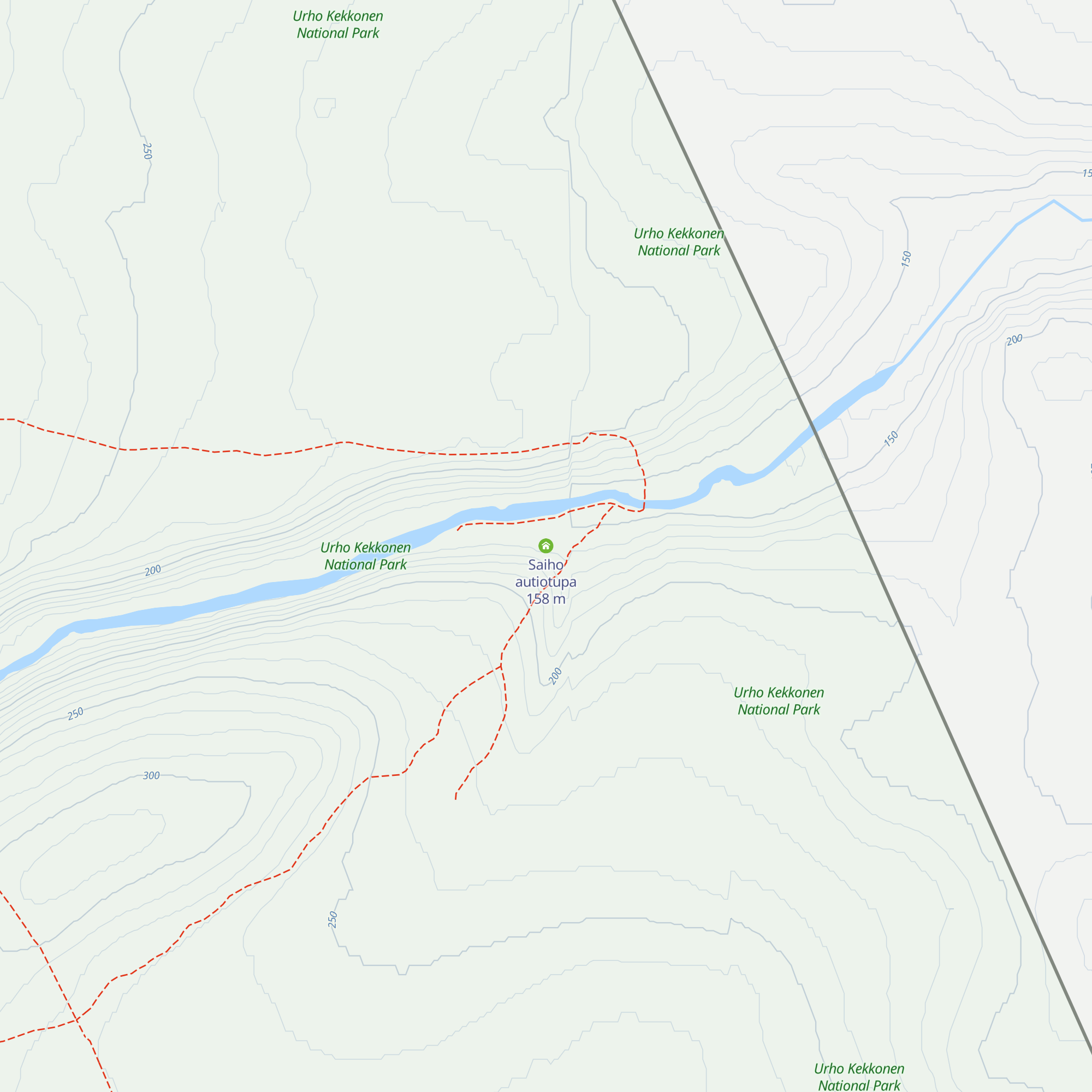 Saiho autiotupa map