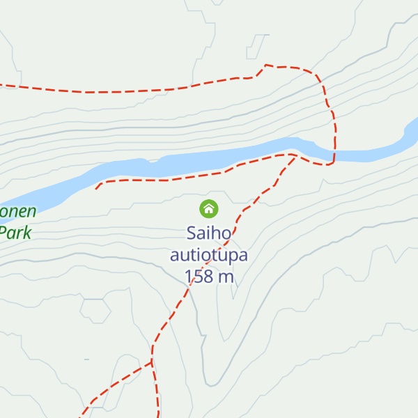 Map of Saiho autiotupa