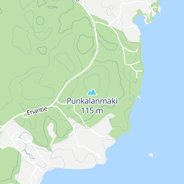 Map of Punkalanmäki