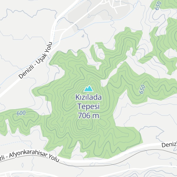 Map of Kızılada Tepesi