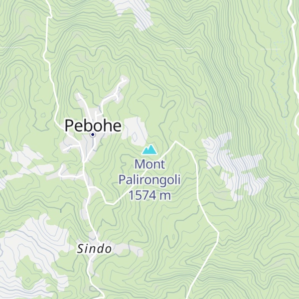 Map of Mont Palirongoli