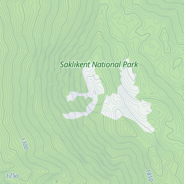 Map of Dumanlı Dağ