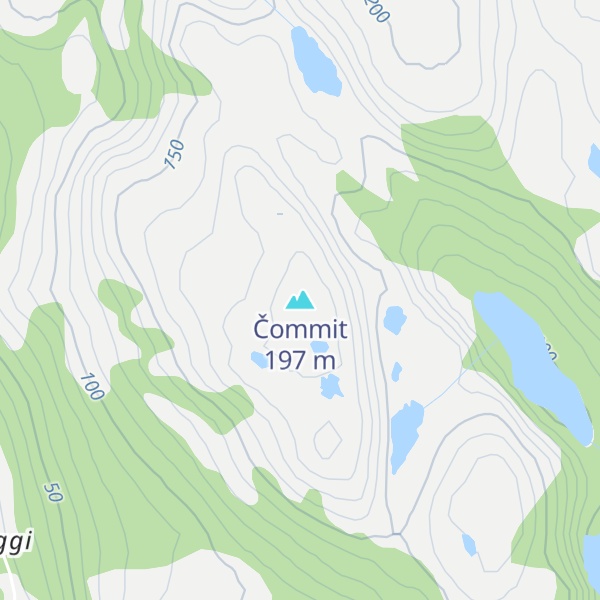 Map of Čommit