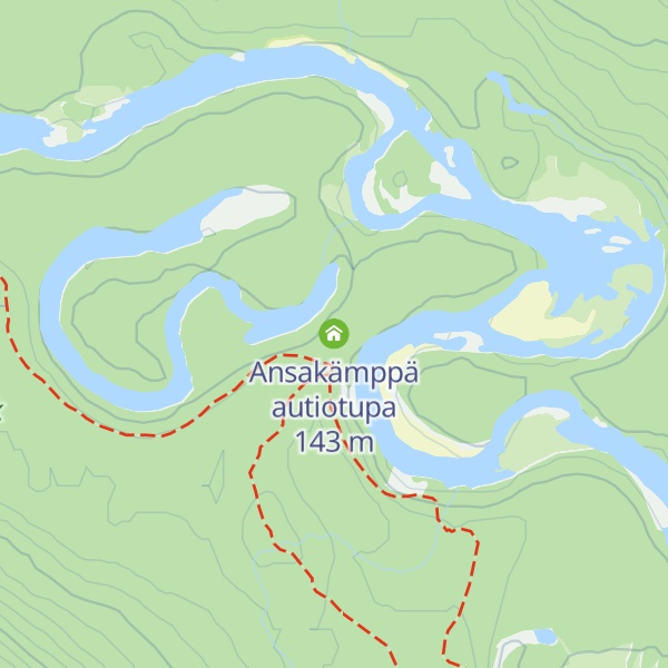 Map of Ansakämppä autiotupa