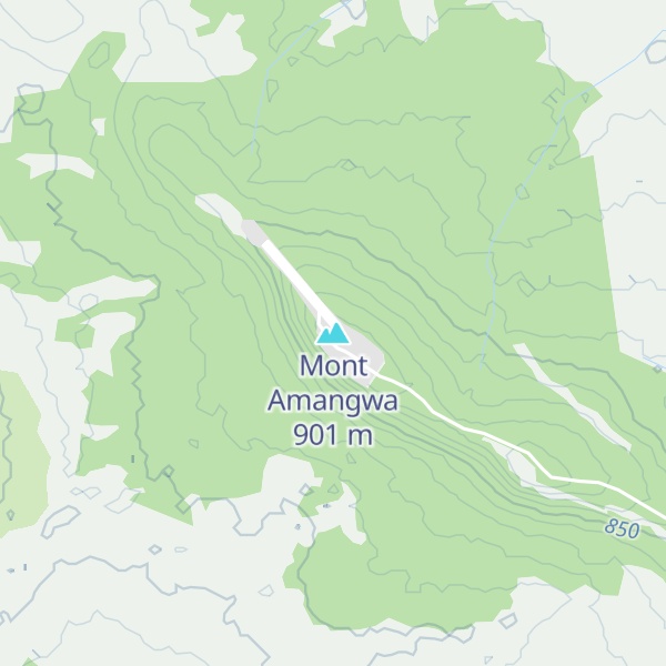 Map of Mont Amangwa
