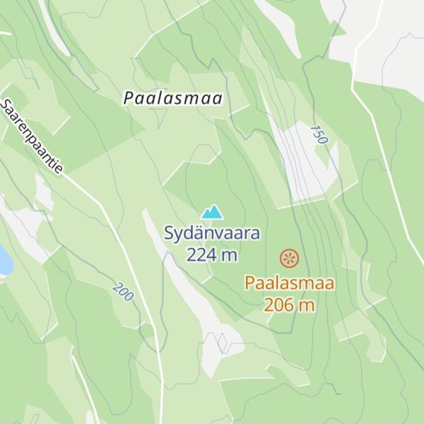 Map of Sydänvaara
