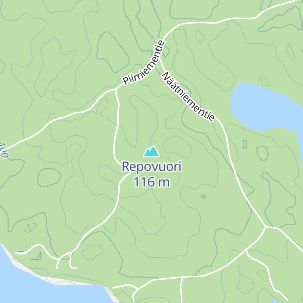 Map of Repovuori