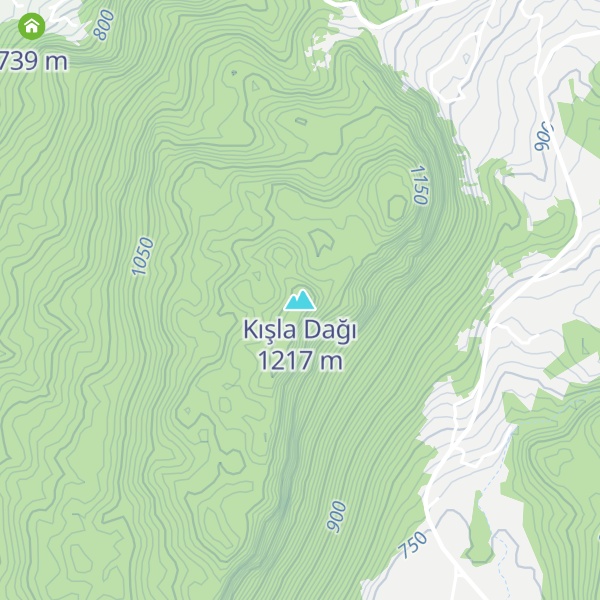 Map of Kışla Dağı