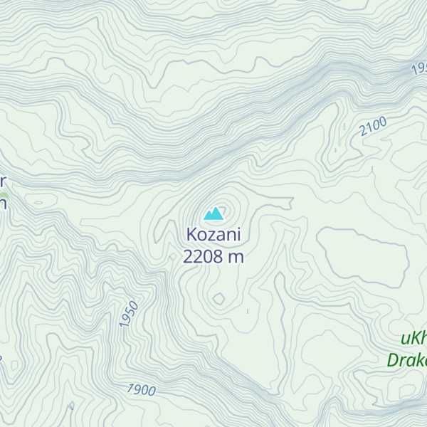 Map of Kozani
