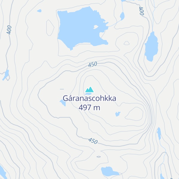 Map of Gáranascohkka