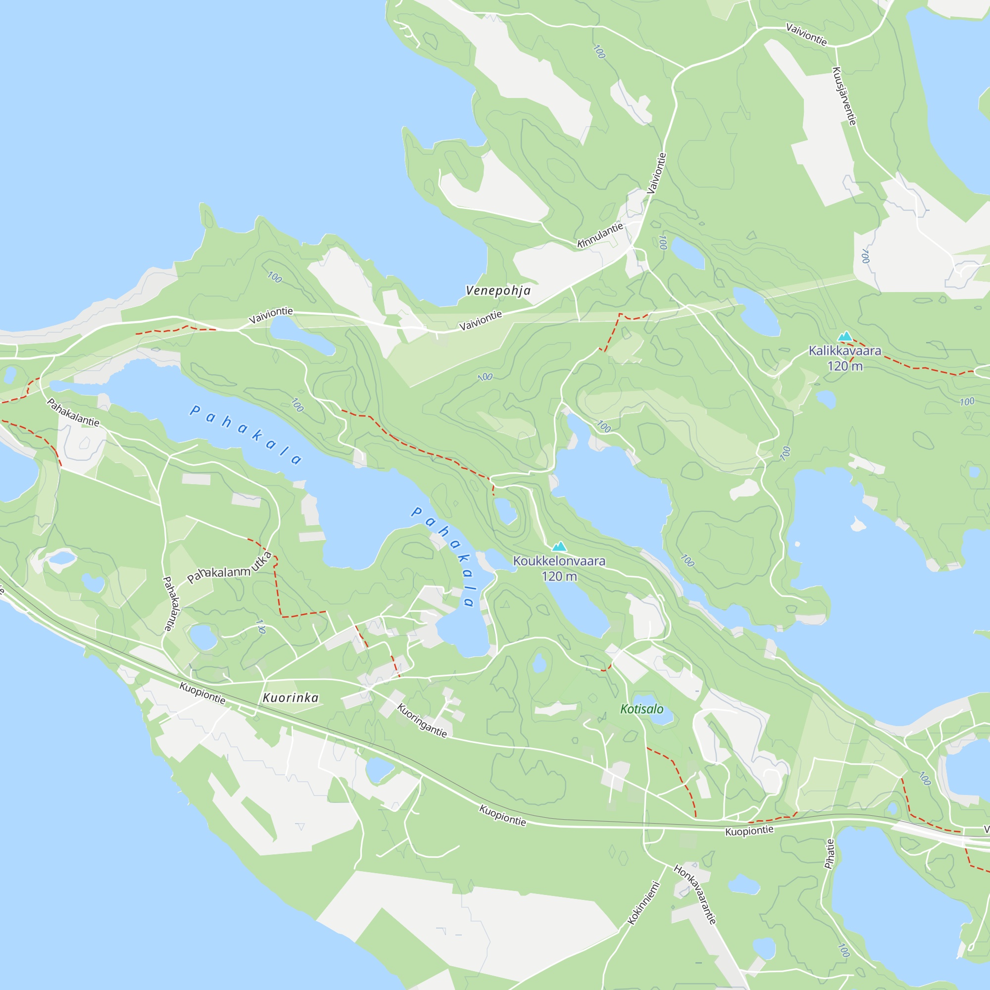 Vaaralammen kota map