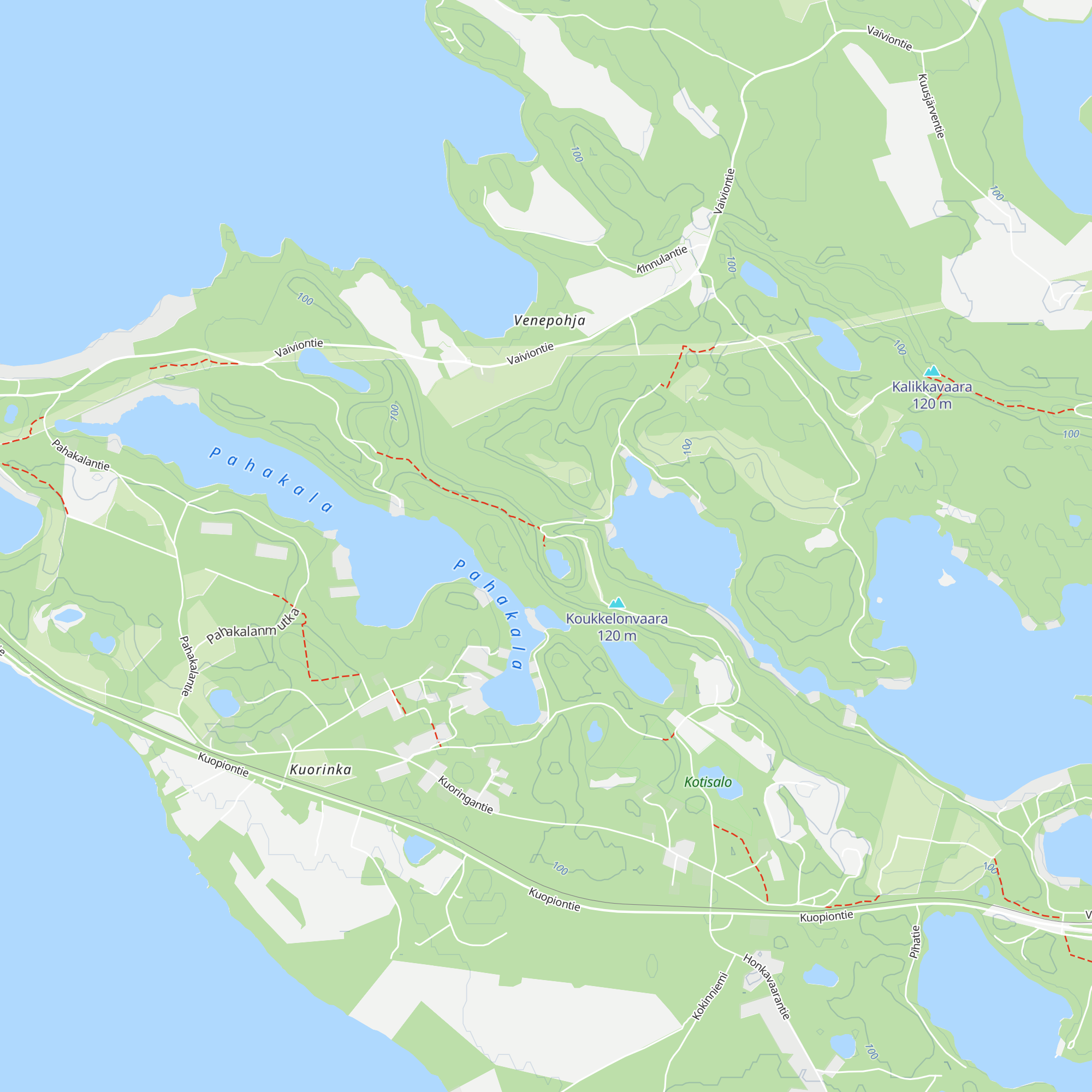 Vaaralammen kota map