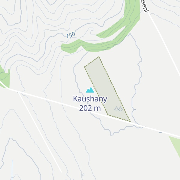 Map of Kaushany