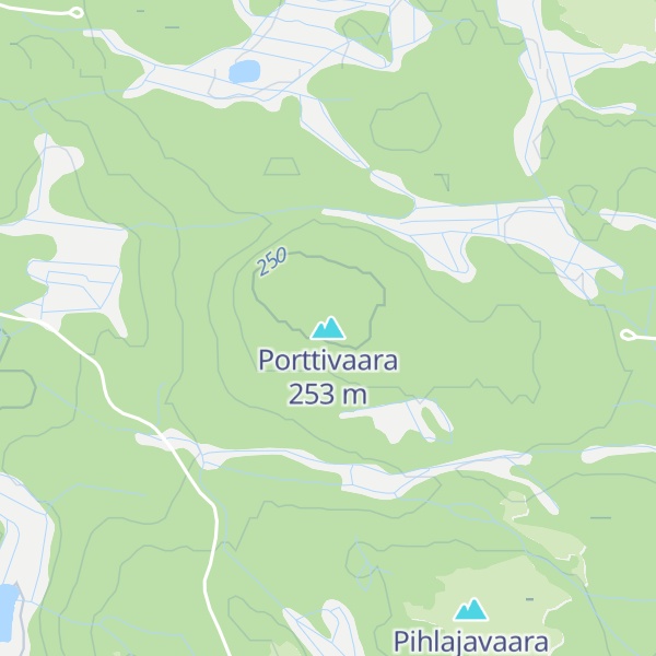 Map of Porttivaara