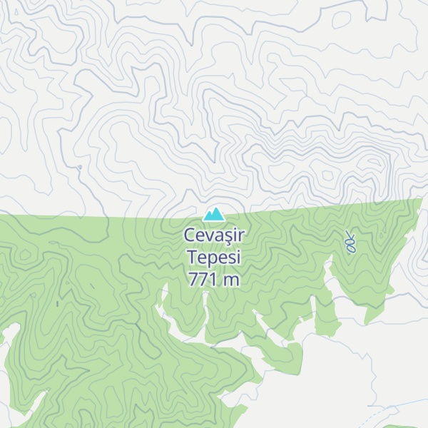Map of Cevaşir Tepesi