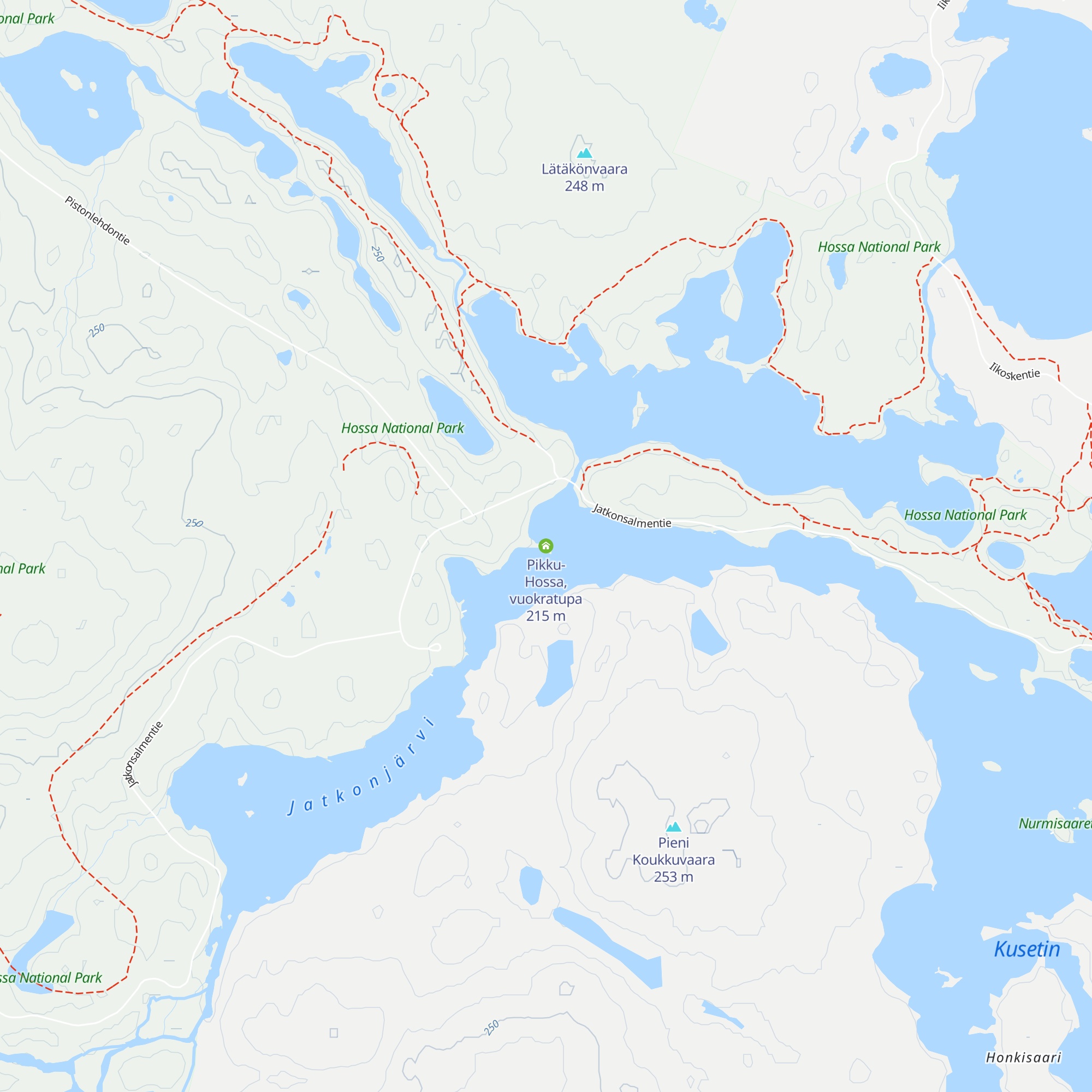 Pikku-Hossa, vuokratupa map