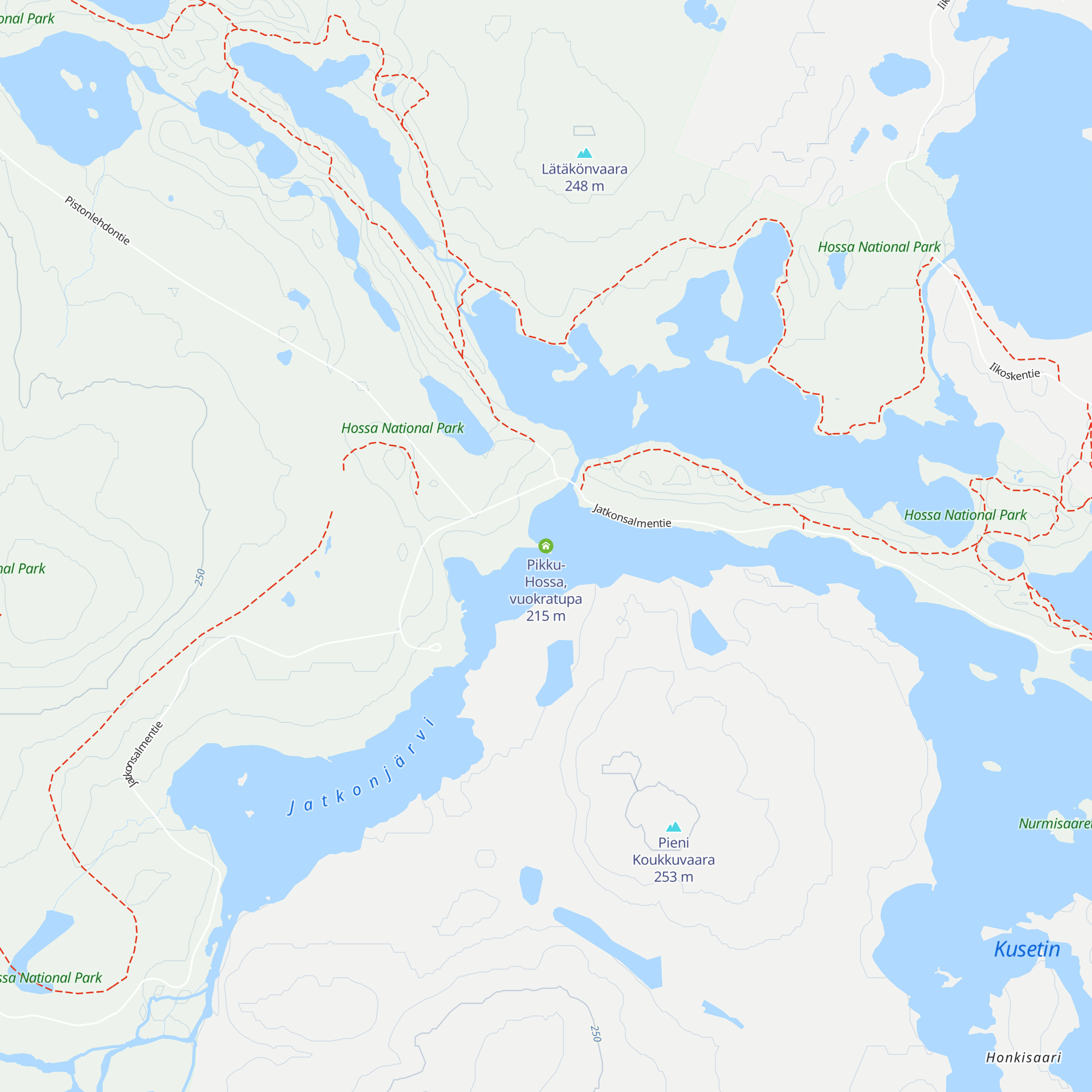 Pikku-Hossa, vuokratupa map