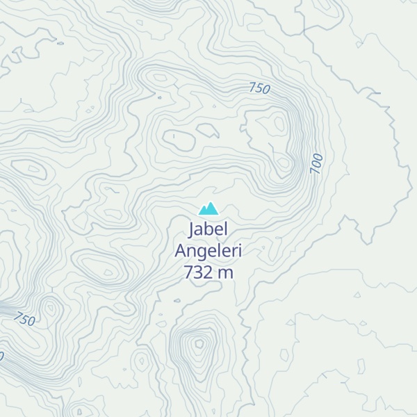 Map of Jabel Angeleri