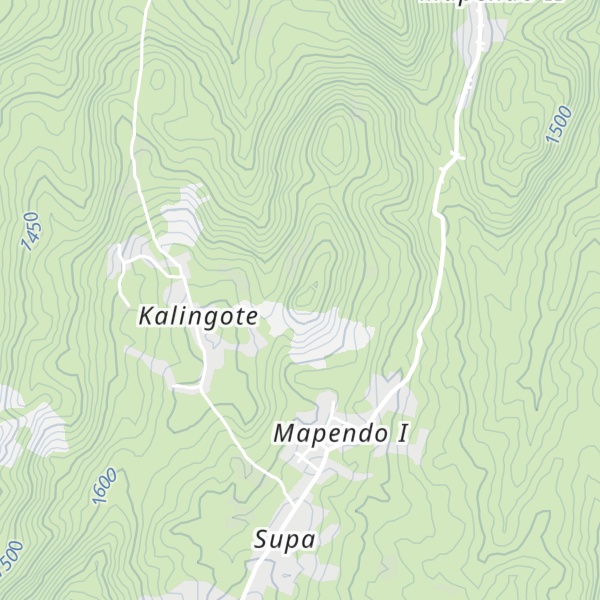 Map of Mont Aliote