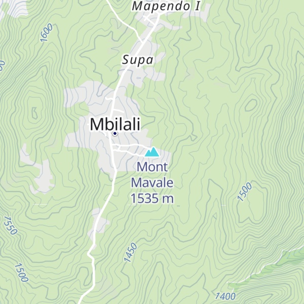 Map of Mont Mavale