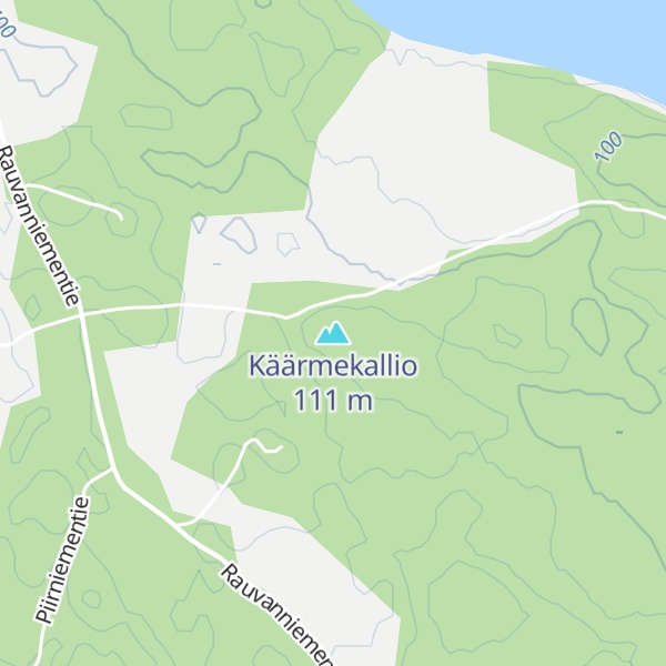 Map of Käärmekallio