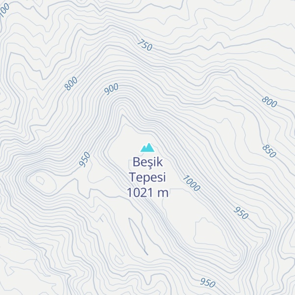 Map of Beşik Tepesi