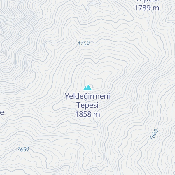 Map of Yeldeğirmeni Tepesi