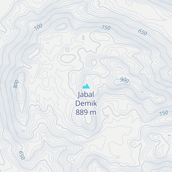 Map of Jabal Demik