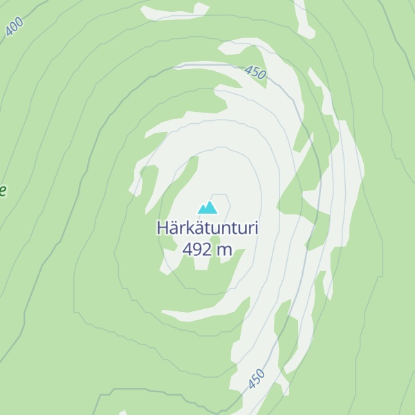 Map of Härkätunturi
