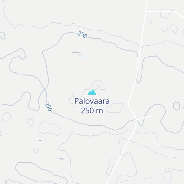 Map of Palovaara