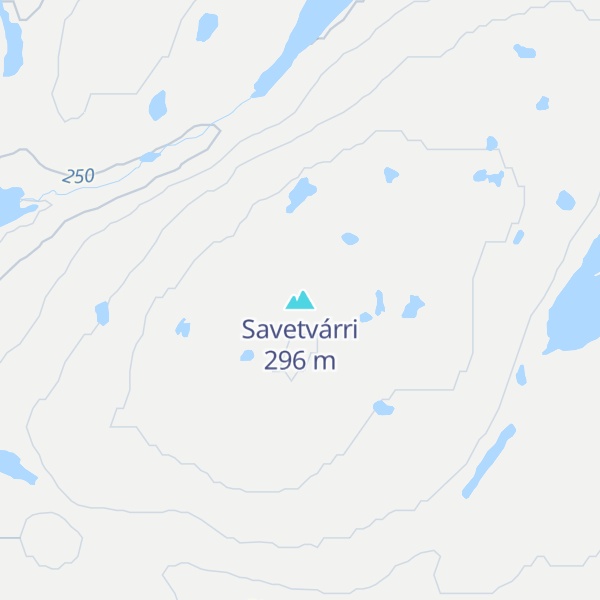 Map of Savetvárri