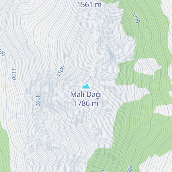 Map of Malı Dağı