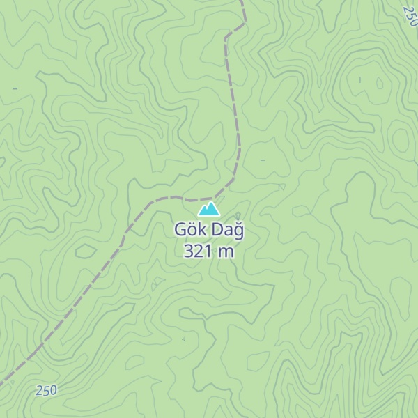 Map of Gök Dağ
