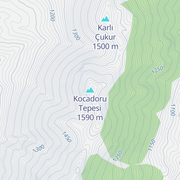 Map of Kocadoru Tepesi