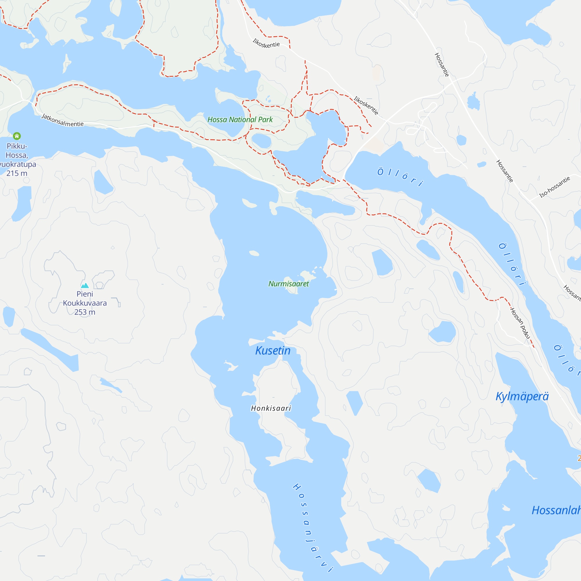 Hossaari, vuokratupa map