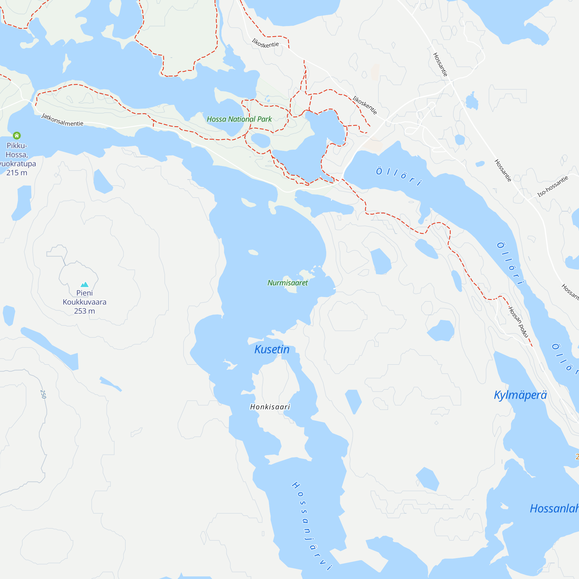 Hossaari, vuokratupa map