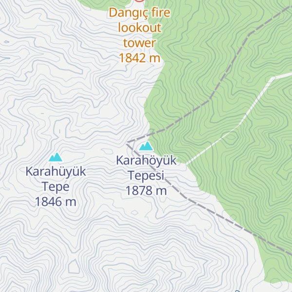 Map of Karahöyük Tepesi