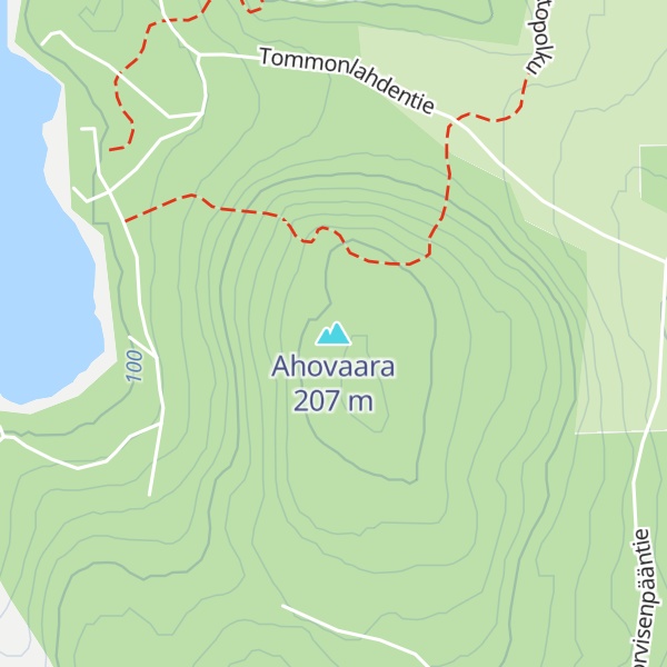 Map of Ahovaara