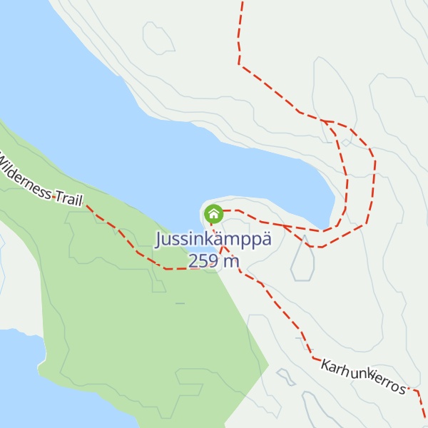 Map of Jussinkämppä