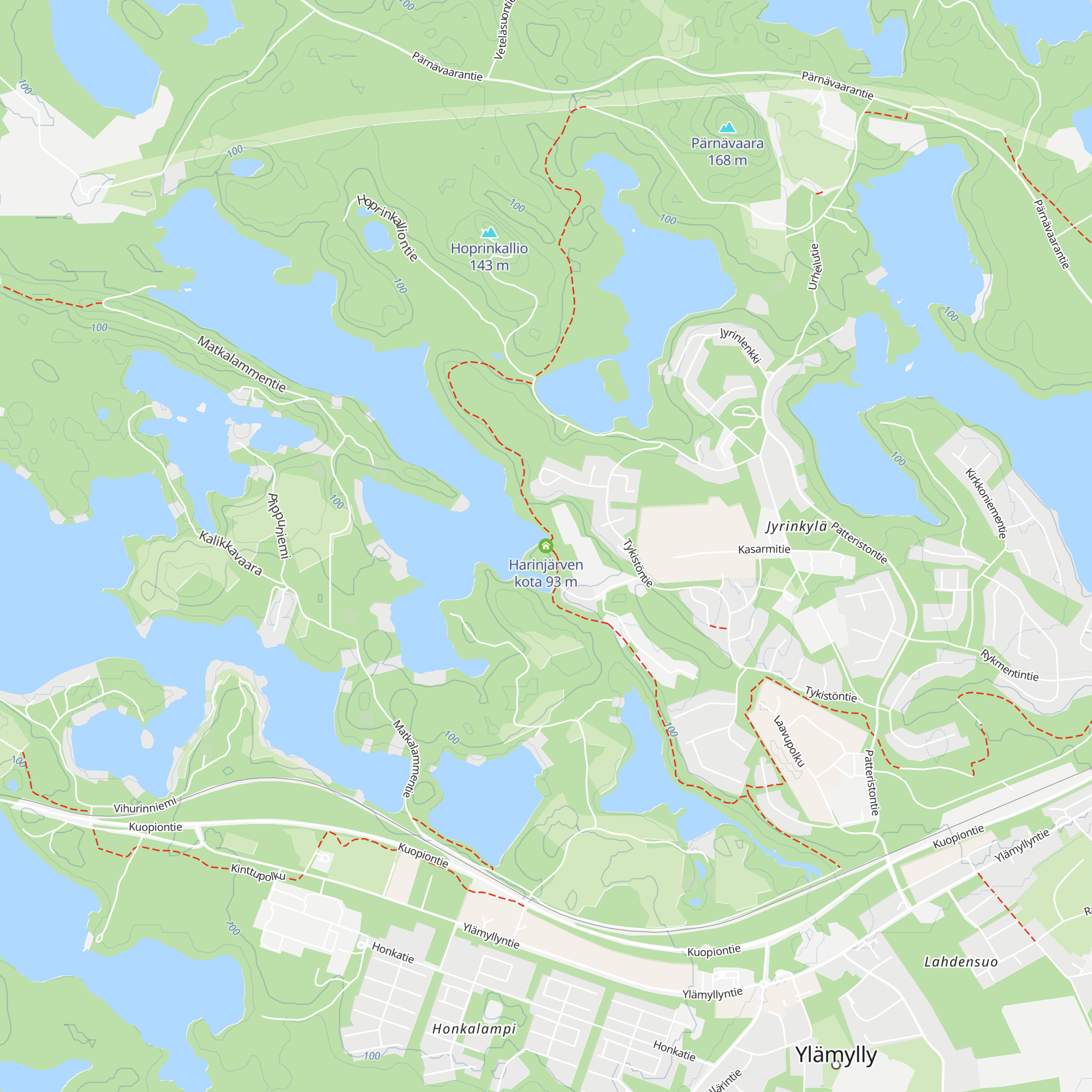 Harinjärven kota map