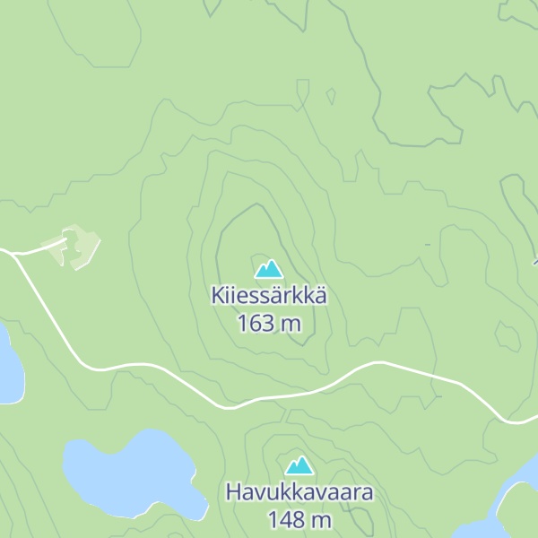 Map of Kiiessärkkä