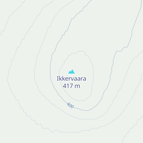 Map of Ikkervaara