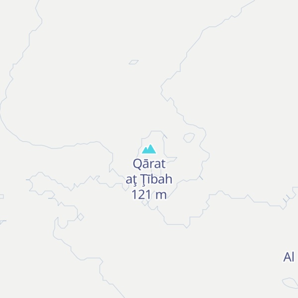 Map of Qārat aţ Ţībah
