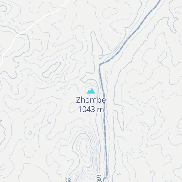 Map of Zhombe