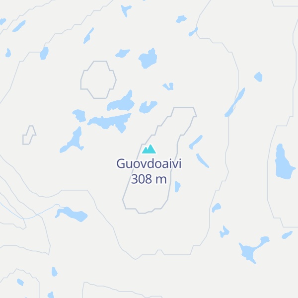 Map of Guovdoaivi