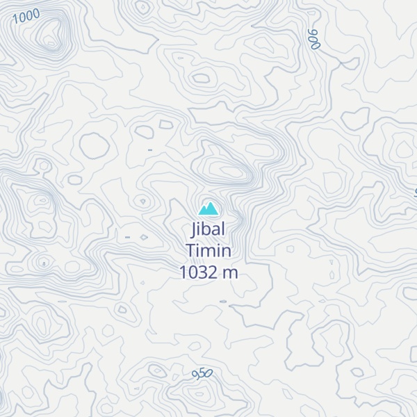 Map of Jibal Timin