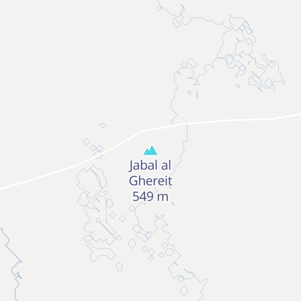 Map of Jabal al Ghereit