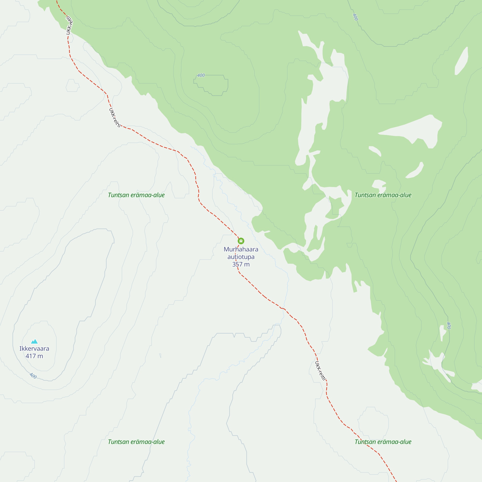 Murhahaara autiotupa map