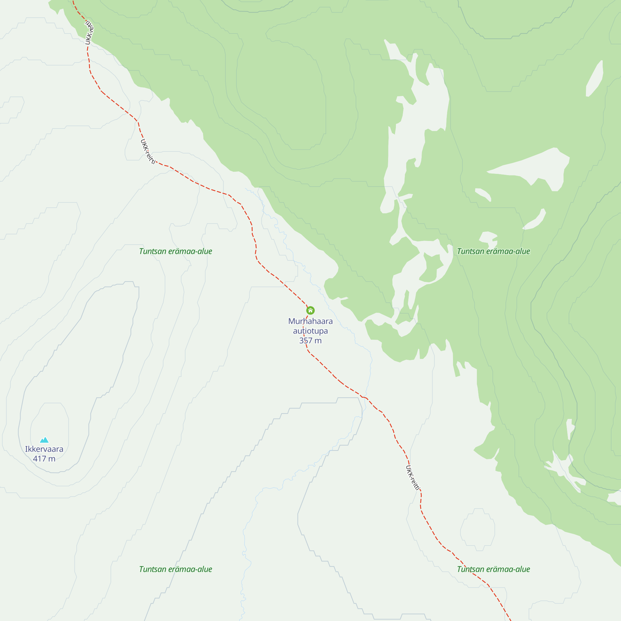Murhahaara autiotupa map